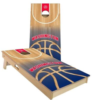 Skip's Garage Washington Basketball Outdoor Cornhole Board Set