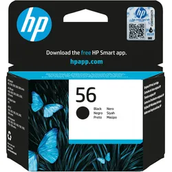HP, Druckerpatrone, 56 (PBK)