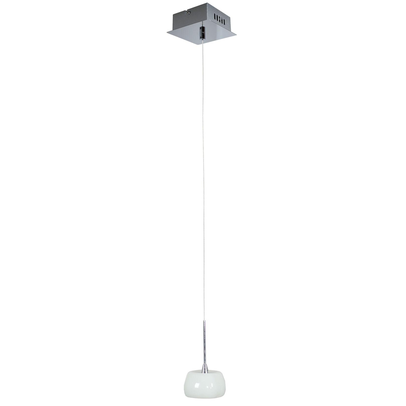 Pendelleuchte HW170, Deckenleuchte Hängeleuchte Deckenlampe, Glasschirm