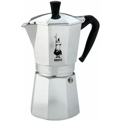 Bialetti Moka 9 Tassen, Espressokocher, Silber