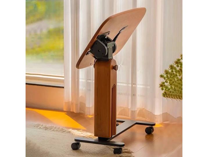 Chariots chariot pliant chariot organisateur maison rotatif levage pliant bureau Mobile Tables basses bureau ordinateur bureaux Table d'appoint