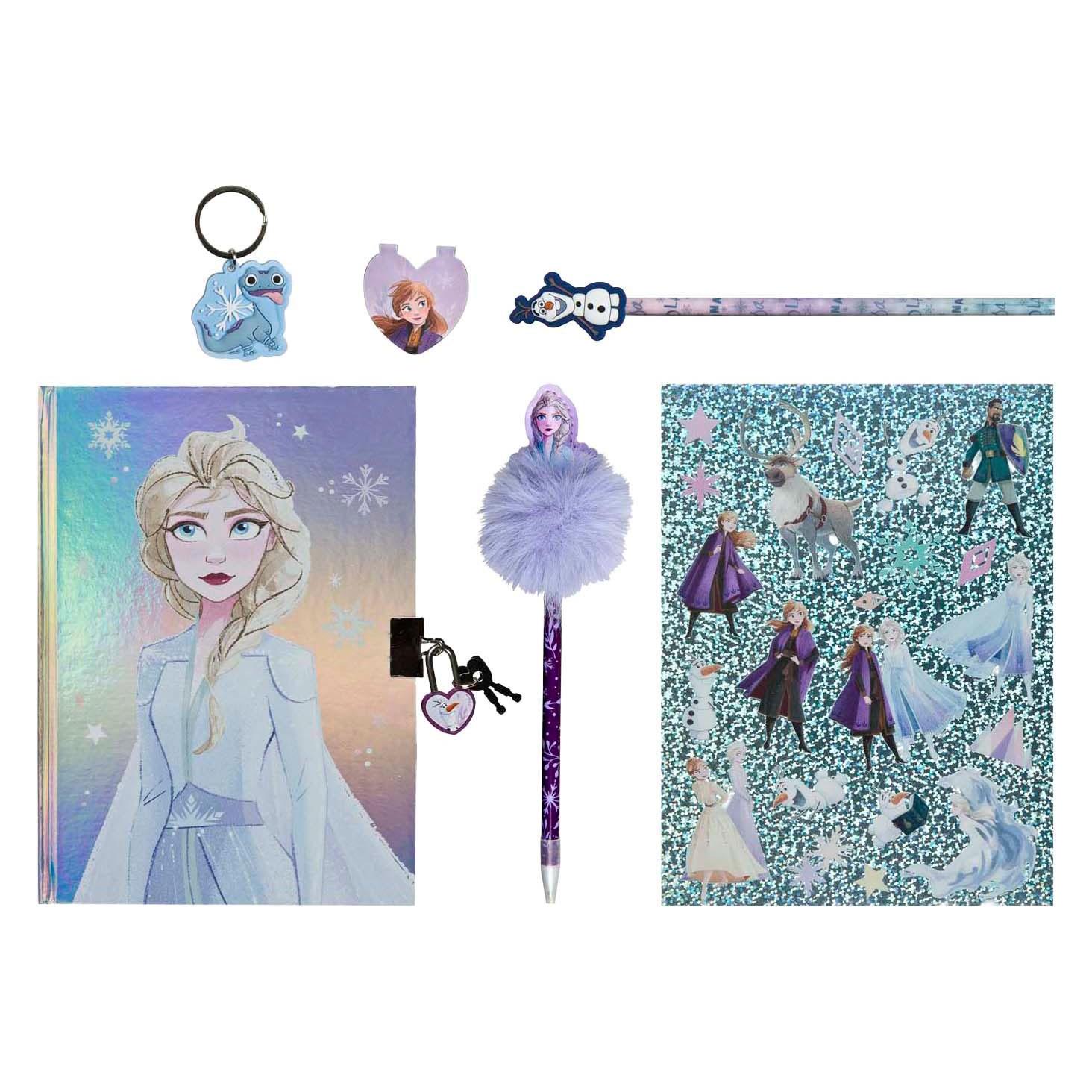 Undercover Glitzerndes Tagebuch-Set Frozen - 6-teilig. (70457005)