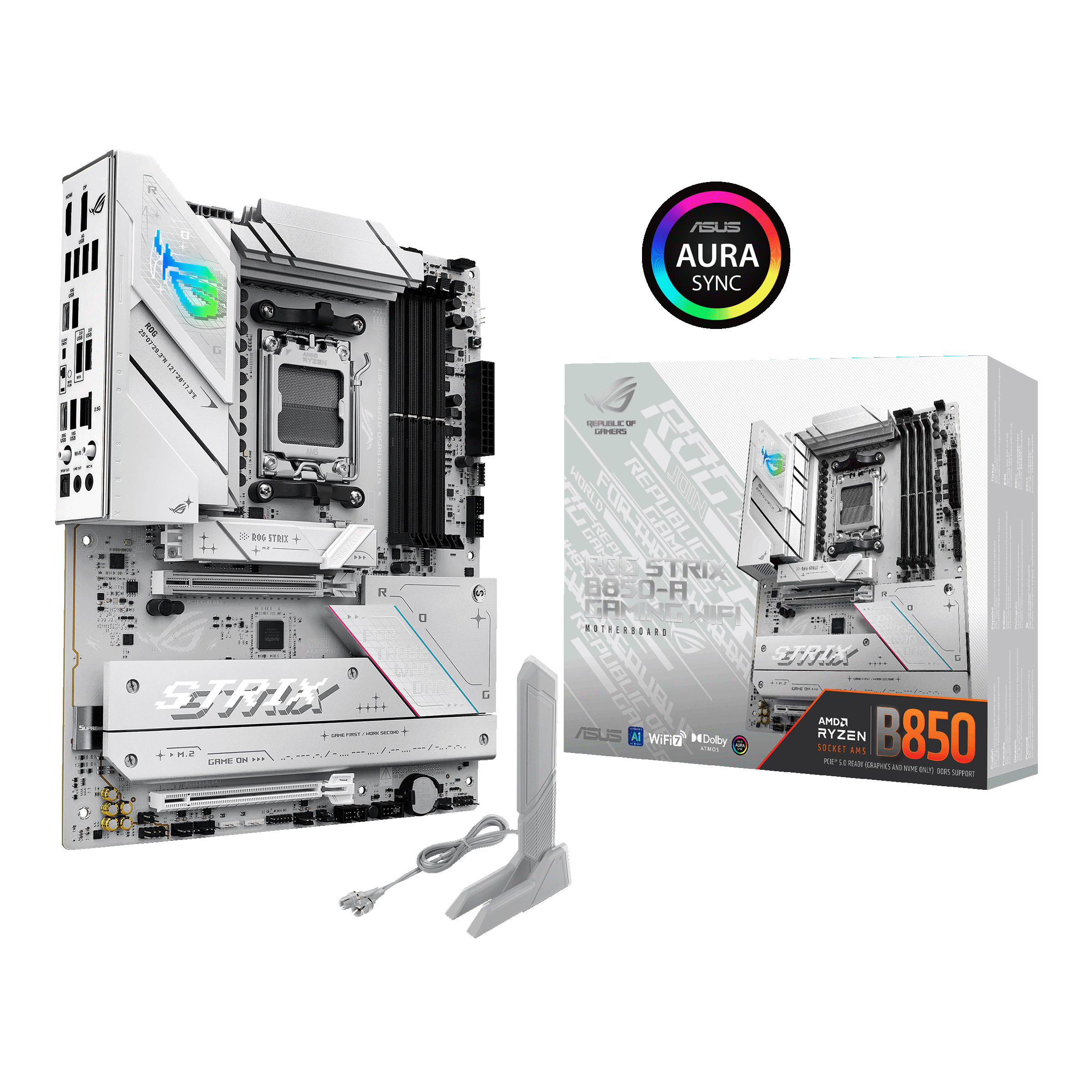 ASUS ROG STRIX B850-A GAMING WIFI ATX Mainboard - Sockel AM5