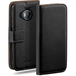 moex Book Case für Microsoft Lumia 950 XL Klapphülle mit Kartenfach
