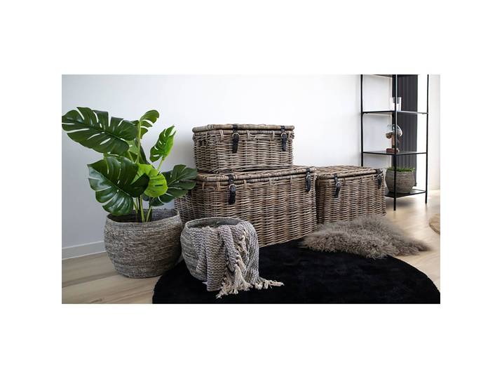 Paniers Depo lot de 3 51 x 48 x 81cm Marron