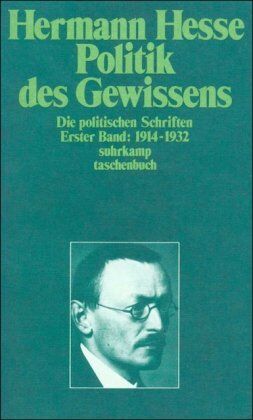 Hermann Hesse - Politik des Gewissens. Zwei Bände: Die politischen Schriften (suhrkamp taschenbuch) - Preis vom 14.10.2026 23:07:16 h