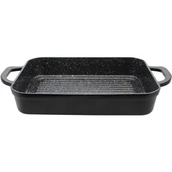ELO Rechteckbräter mit Grillboden Belugo Ø 32cm - schwarz