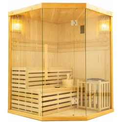 Neuesbad finnische Sauna 150x150x200cm, Hemlock, 3 Personen NB1J601501