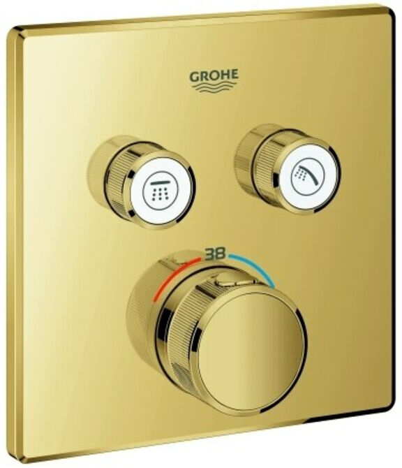 Grohe Fertigset Grohtherm Smartcontrol UP-THM, 2 Absperrventil, eck., C sunrise (29124GL0)