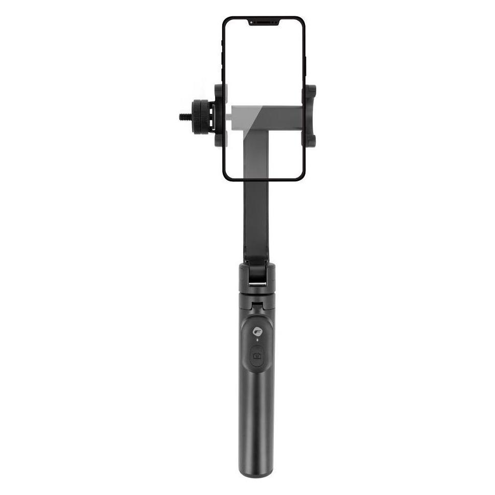 Forcell Stylus F-GRIP S70M selfie stick with wireless remote control tripod black (5903396225147)