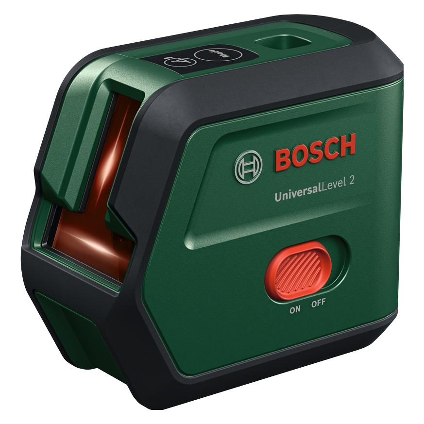 Bosch Hausgeräte Kreuzlinienlaser UniversalLevel 2 UNI Set (Kreuzlinienlaser) (0603663FZ1)