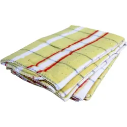 Staubtuch Sito gestreift 35x35 cm weiß oder gelb, je nach Verfügbarkeit