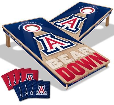 Skip's Garage Arizona Wildcats NCAA 2x4 Professional Cornhole Board Set