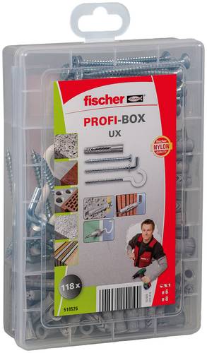 Fischer 518526 PROFI-BOX UX Dübelsortiment 1 Set