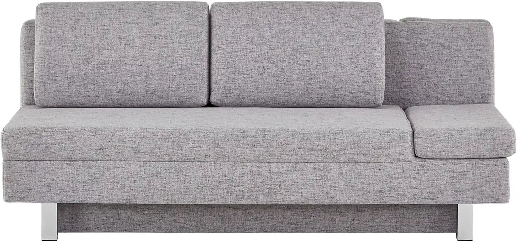Höffner Schlafsofa mit Armteilverstellung Tino ¦ grau ¦ Maße (cm): B: 200 H: 90 T: 97.0