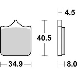 SBS, Bremsbeläge