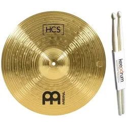 Meinl HCS 16 Crash Becken mit keepdrum Drumsticks (16", Becken), Becken