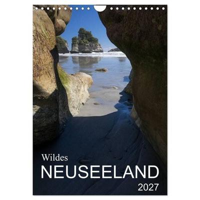 Wildes Neuseeland (Wandkalender 2027 DIN A4 hoch), CALVENDO Monatskalender