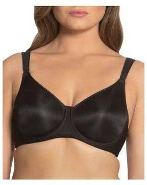 Plus Size Women's Nanette Seamless Nursing Bra by Dominique in Black (Size 34 B)