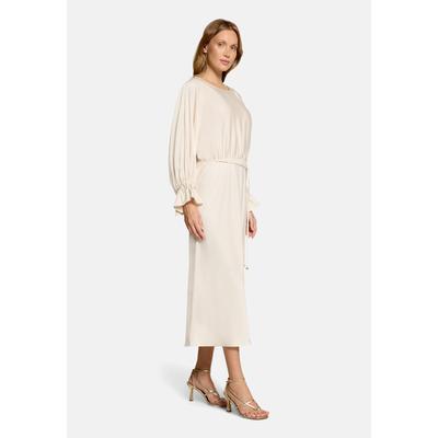 Cocktailkleid VERA MONT "Damen mit U-Boot-Ausschnitt", Damen, Gr. 40, Normalgrößen, beige (champagne sorbet), Satin, Obermaterial: 100% Polyester, Basic schmal lang, U-Boot-Ausschnitt, Kleider