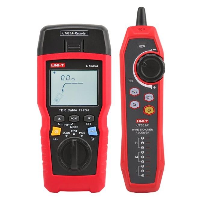 Unit Kabeltester RJ45, RJ11, 300 m, POE 802.3AF, 802.3AT, 802.3BT, Ethernet-Anschlussprüfung (Kabeltester) (6935750568538)