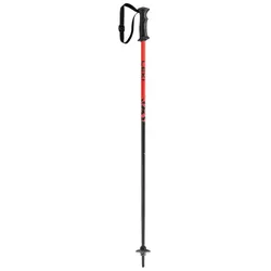 Leki Kinder Skistöcke Rider Black Bright Red - 105 - 105
