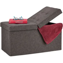 Relaxdays, Sitzbank, Sitzbank (75.50 cm)