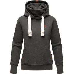 NAVAHOO Damen Kapuzensweatshirt Weicher Hoodie mit dicken Tunnelzugkordeln & Kapuze Raniaa