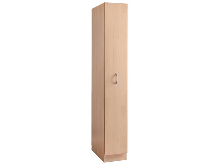 Apothekerschrank WIHO KÜCHEN Kiel , braun (buche dekor), B:30cm H:200cm T:57cm, Schränke, Apothekerschrank, Auszug mit 4 Ablagefächern