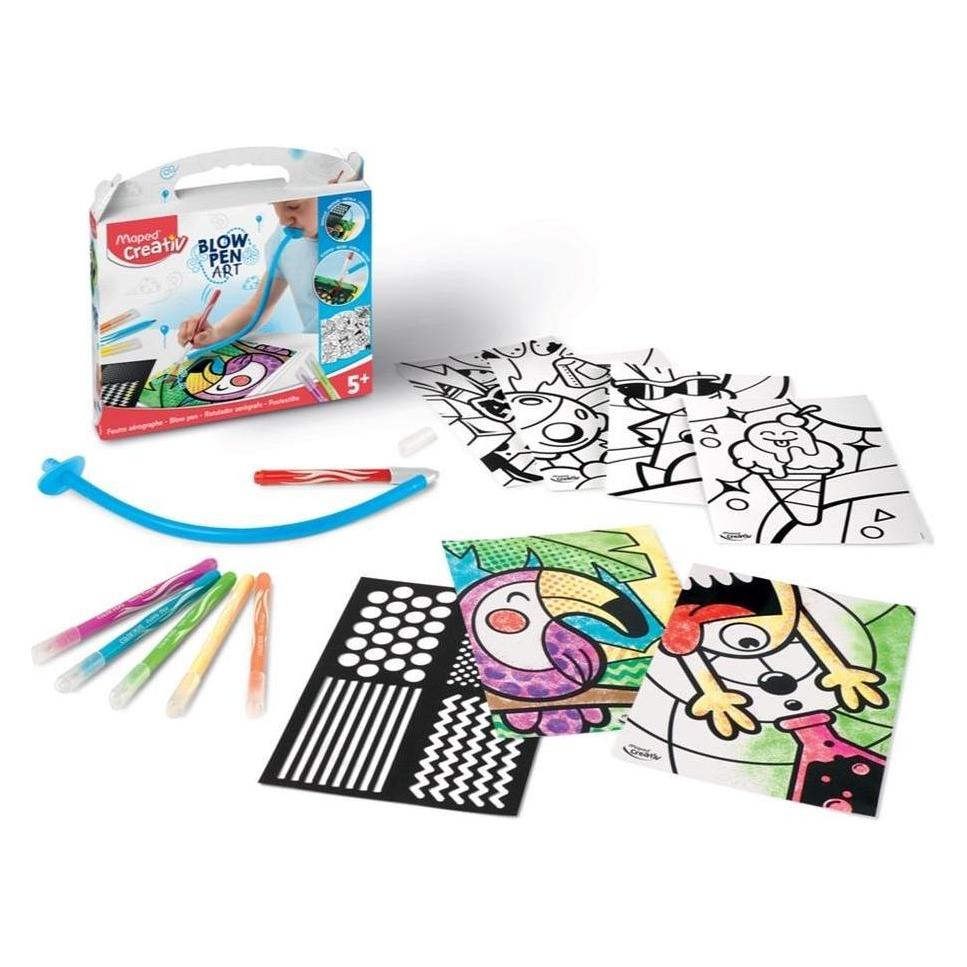 Maped Pustestifte Blowpen Art 6er Set mit Zubehör (6x) (846715)