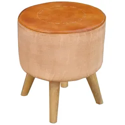 HOCKER, braun, 38x42cm