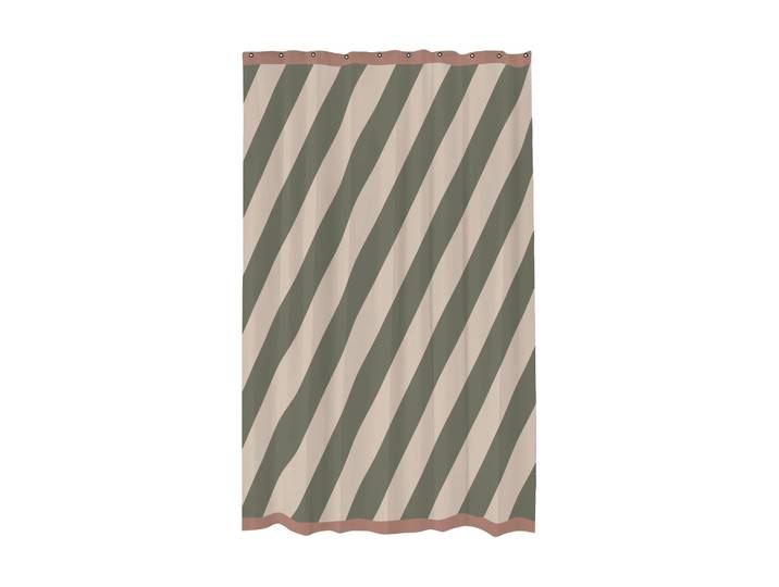 Mette Ditmer Rideau de douche Diagonal 150x200 cm Dark olive