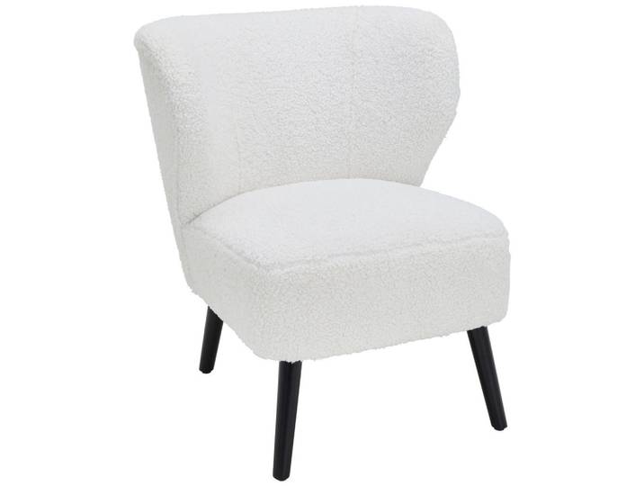 Carryhome Sessel, Weiß, Holz, Pappel, Kautschukholz, massiv, Sperrholz, 67x79x72 cm, Wohnzimmer, Sessel, Sonstige Sessel