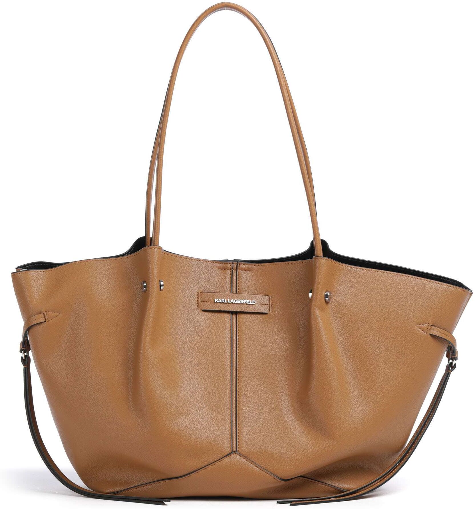 Karl Lagerfeld K/Pierced Medium Shopper, braun