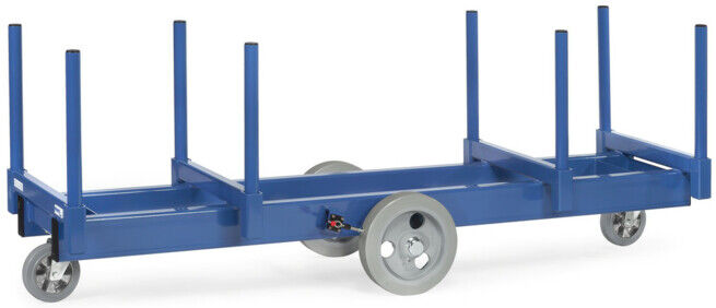 fetra Chariot pour matériaux longs 2113 - charge max. 2000kg Pneus élastiques (2113)