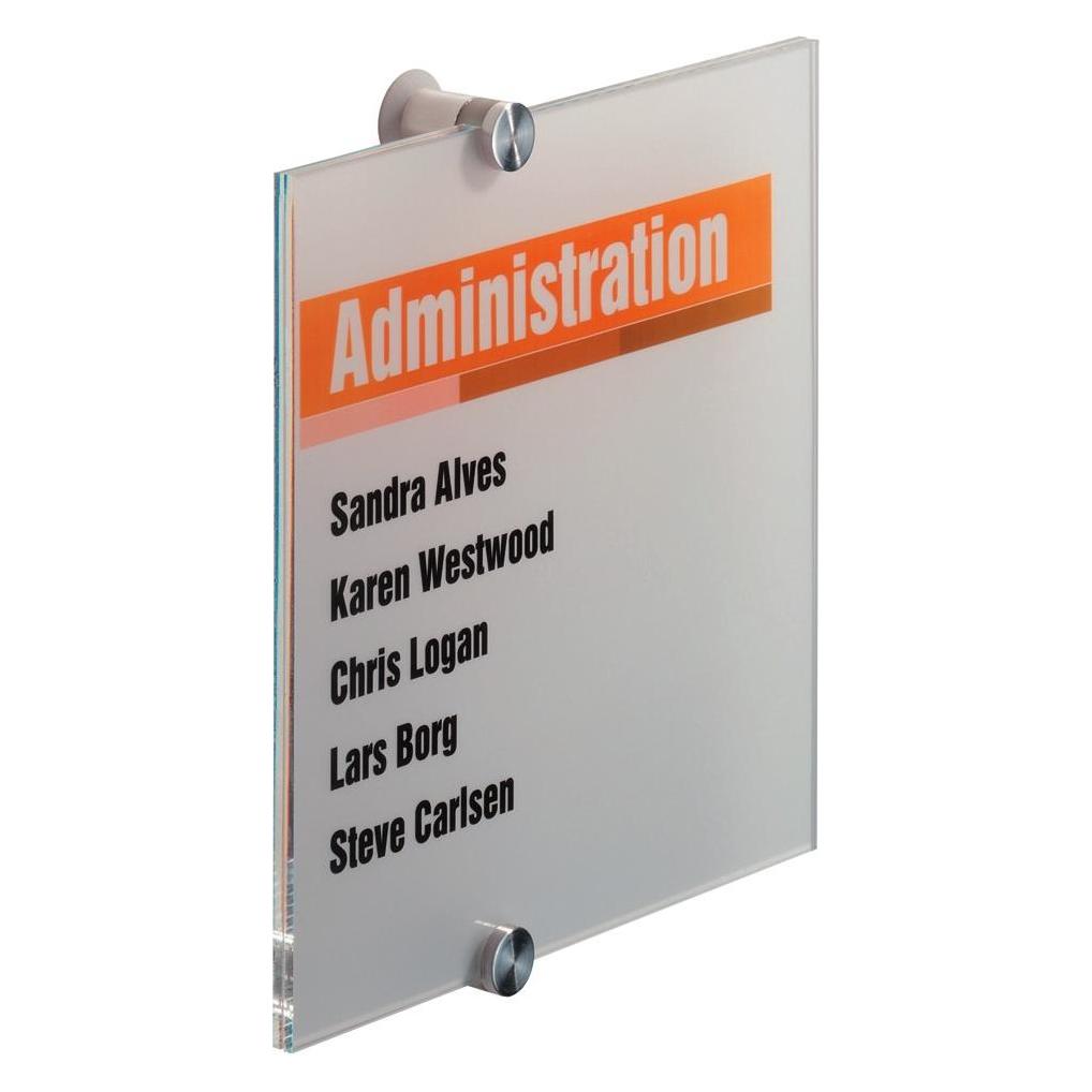 Durable Türschild CRYSTAL SIGN (482419)