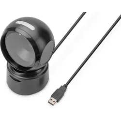 Digitus 1D 2D Desktop USB Barcode Scanner, QR-Code kompatibel