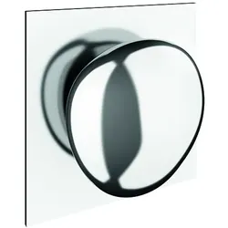 VitrA Istanbul Absperrventil A41450 Unterputz, R 1/2, Rosette 100x100mm, chrom