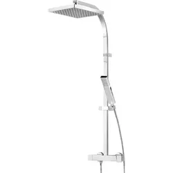 Schulte Duschmaster Rain II mit Thermostat, Kopfbrause.. - Duschkabine