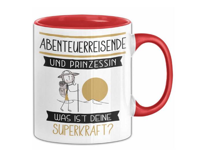 Trendation Tasse Abenteuerreisende Und Prinzessin Tasse Geschenk Für Eine Abenteuerre