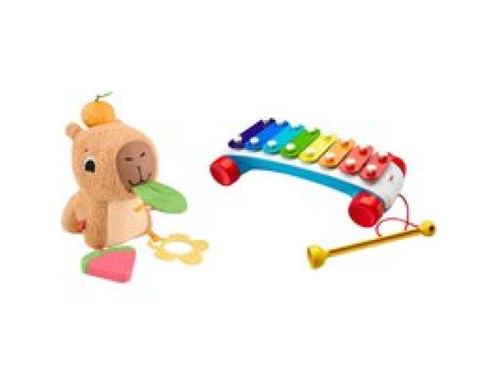 FISHER-PRICE Xylophone, Capybara peluche.