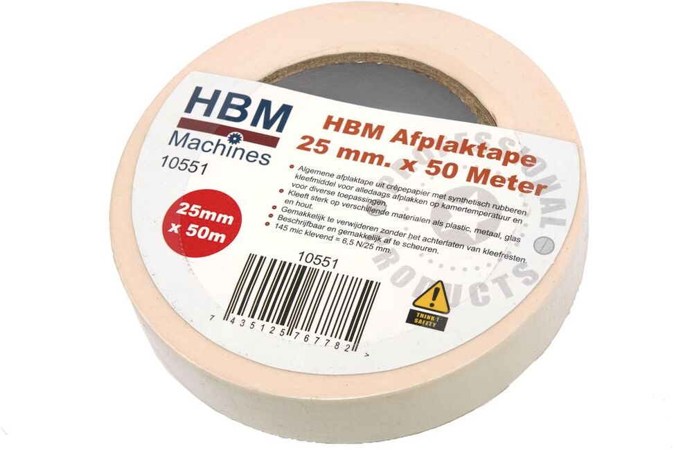 Nastro adesivo HBM 25 mm. x 50 Metri