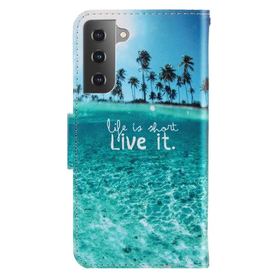 Cover-Discount Galaxy S22+ - Leder Hülle Etui Meer (Samsung Galaxy S22+) (101240502L)