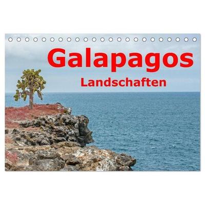 Galapagos- Landschaften (Tischkalender 2026 DIN A5 quer), CALVENDO Monatskalender