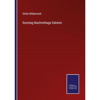 Sonntag-Nachmittage Daheim, Taschenbuch von Ottilie Wildermuth, Outlook, 978-3-375-11750-4