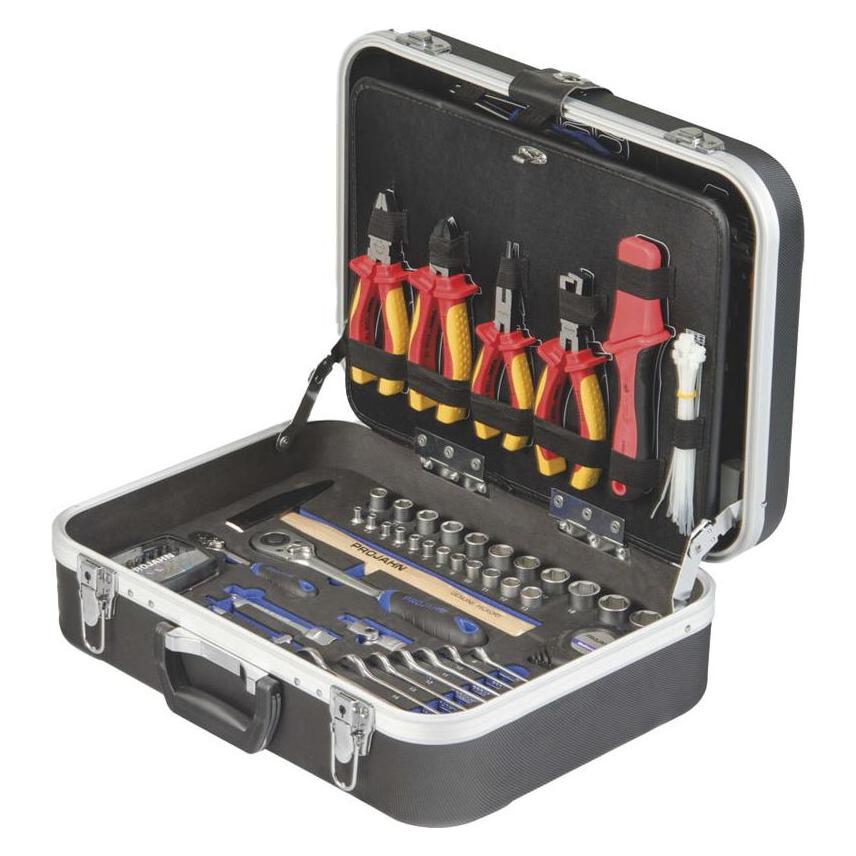 Projahn Elektro Werkzeugkoffer metrisch 6-kant 128-tlg. (128 Teile) (108318)