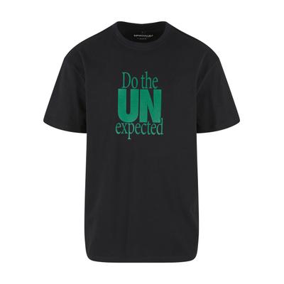 T-Shirt "Upscale by Mister Tee Herren Do The Unexpected Oversize Tee", Herren, Gr. S, schwarz, 100% Baumwolle, UPSCALE BY MISTER TEE, bedruckt, oversize, Rundhals, Shirts T-Shirt