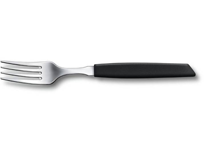 Tafelgabel VICTORINOX Swiss Modern , schwarz, Edelstahl, Essgabeln, Tafelgabel