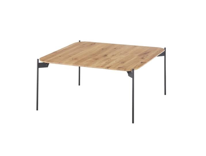 Couchtisch Eiche massiv geölt - 80 x 80 cm - ALTO