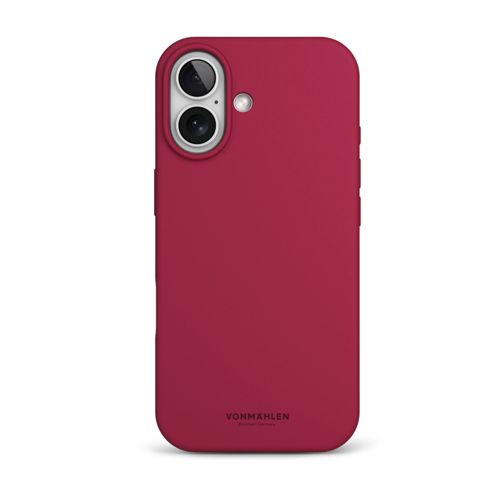 Vonmählen Soft Silicone Case iPhone 17 Dark Red